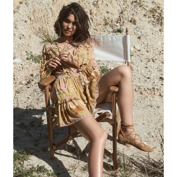 wild bloom long sleeve playdress